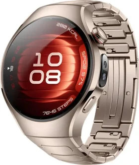 Huawei Watch 5 LTE 42mm Sand Gold / Chytré hodinky / AMOLED / EKG senzor / 5 ATM / HarmonyOS (55020EWC)