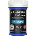 Gélová farba sky blue pastelová 25 g - Sugarflair - Sugarflair