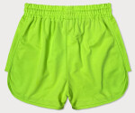 Dámské sportovní šortky v neonově zelené barvě model 18369436 zielony S (36) - J.STYLE