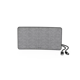 HAMA Fabric šedá/čierna / Izbová anténa / aktívna / DVB-T2 / LTE/5G filter