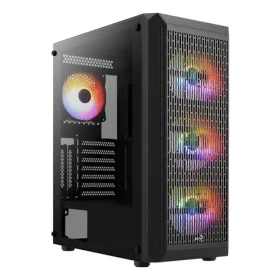 AeroCool Beam G v2 čierna / ATX / 1x USB-A 3.0 / 2x USB-A 2.0 / 4X 120mm FRGB / bez zdroja / priehľadná bočnica (ACCM-PV37043.11)