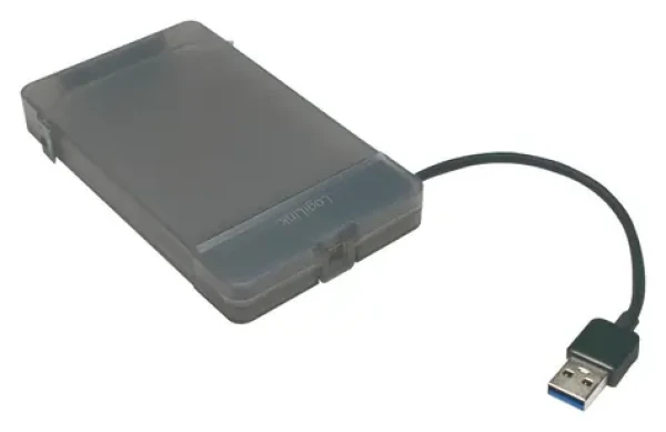 LogiLink adaptér USB 3.0 na 2,5 "SATA šedá / Adaptér / Pre 2,5" HDD a SSD / USB 3.0 (AU0037)