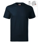 Base tričko unisex navy blue 02 (štítok značky) 4XL