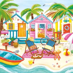 MAGNOLIA Puzzle Chatky na pláži