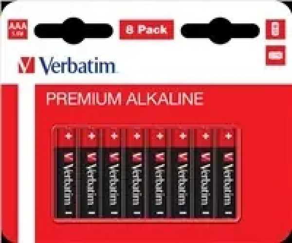 Verbatim AAA alkalické batérie 8 ks / Batéria / 1,5 V (49502)