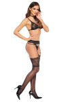 Dámsky erotický set Noemi black - BEAUTY NIGHT FASHION černá L/XL