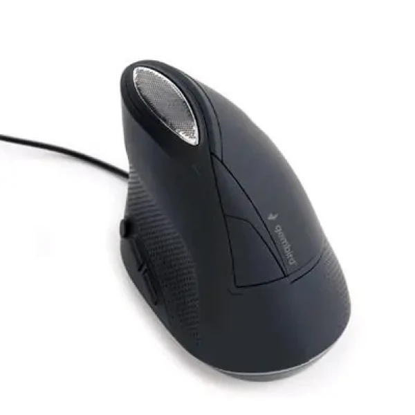 Gembird MUS-ERGO-03 / ergonomická myš / 3200 DPI / USB / 6 tlačidiel / čierna (MUS-ERGO-03)