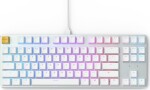 Glorious PC Gaming Race Glorious GMMK TKL White Ice Edition - Gateron-Brown, US-Layout