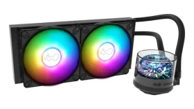 InWin NR24 ARGB AiO čierna / 2x 120mm / 1800 RPM / 82.96 CFM / 25 dB / 3-Pin + 4-Pin / AMD + Intel (2RAKBA001000)
