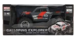 TEDDIES RC auto Pick- UP terénne šedo-červená