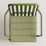 HAY Sedák Terrazza Olive bold stripe 40 × 40 cm