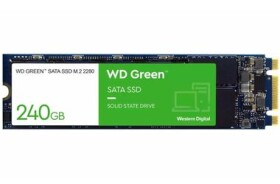 WD Green 240GB / M.2 SSD 2280 / SATA III / MLC / R: 545MBps / 3y (WDS240G3G0B)