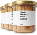 Vilgain Makrela filety v bio extra panenskom olivovom oleji – 3× 190 g