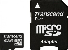 Transcend MicroSDHC 4 GB Class 10 UHS-I (TS4GUSDHC10)