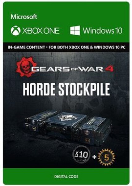 XONE Gears of War 4: Horde Booster Stockpile / Elektronická licencia / Akčné / Angličtina / od 18 rokov / Herný obsah (7LM-00011)