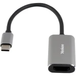 YENKEE YTC 012 USB-C na HDMI adaptér strieborná / 4K / 0.2m (8590669262816)