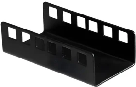 Lanview Sada na spojenie rozvádzačov čierna / Montážna sada do racku / 4 ks / 100x50x30 mm (RAX100BL)