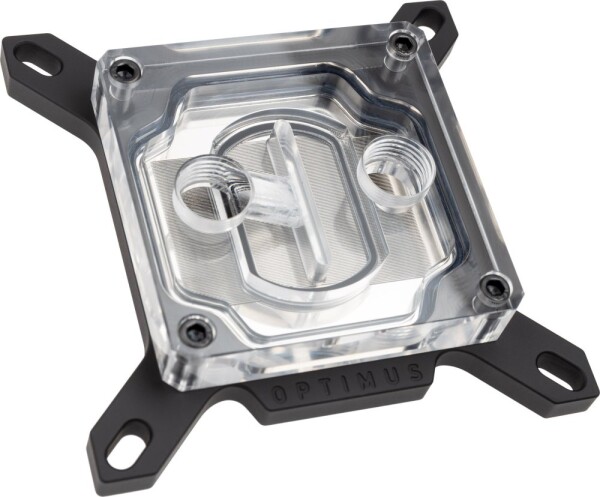 Optimus Optimus Foundation CPU Block, Ceramic Bracket, Nickel Cold Prokove - schwarz