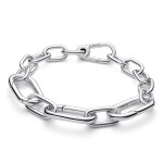Pandora Výrazný článkový náramok zo striebra na prívesky Me 593854C00 17,5 cm