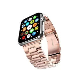 Mercury Metal Strap pre Apple Watch 38/40/41 mm ružové zlato / Remienok / Nerezová oceľ / Magnetické zapínanie