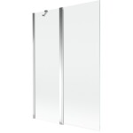 MEXEN - MIST vaňová zástena 120x150 cm 6mm f+s, chróm, číra 8A9-120-011-01-00