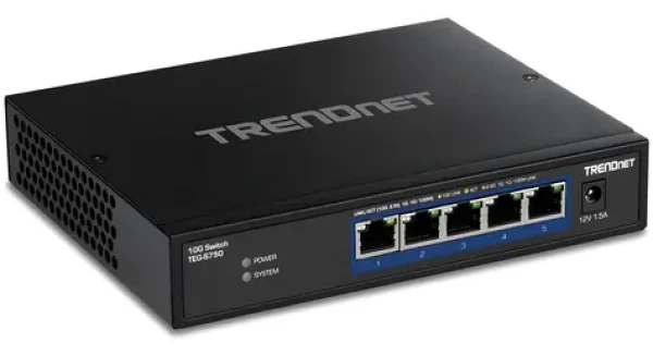 Trendnet Switch 5- Port 10G / Switch / 5x 10 Gigabit Ethernet / Managed (TEG-S750)