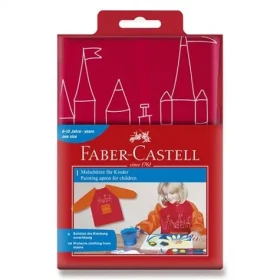 Faber-Castell Zásterka na maľovanie červená (201204)