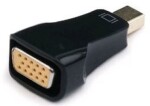 C-TECH Kábel miniDisplayport na VGA MF / čierna (A-mDPM-VGAF-01)