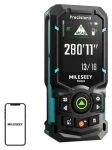 Mileseey S50 / Laserový diaľkomer / Dosah 120 m / Presnosť ±1,5 mm / IP54 / 2x AA NiMH (S50)