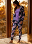 Cornette 355/464 Maddie S-XL dámske trojdielne pyžamo tmavě modrá M