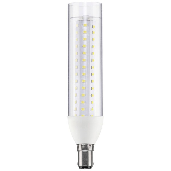Paulmann 28891 LED En.trieda 2021 E (A - G) B15d žiarivkový tvar 9.5 W = 75 W neutrálna biela (Ø x v) 36 mm x 165 mm 1 ks; 28891
