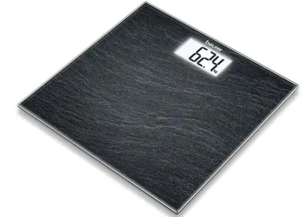 BEURER GS 203 Slate čierna / osobná váha / digitálny / LCD displej / rozlíšenie 100 g / nosnosť 150 kg (BEU-GS203Slate)