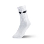 Be Lenka Ponožky barebarics crew white big logo, 1 pár Veľkosť ponožiek: 43-46 EU EUR