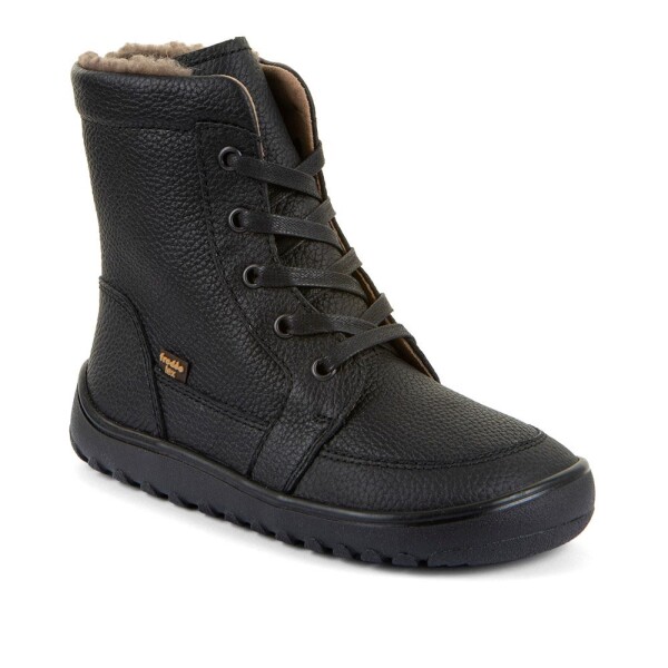 Detské zimné barefoot topánky UP TEX CORE Black Froddo G3160260 - 38