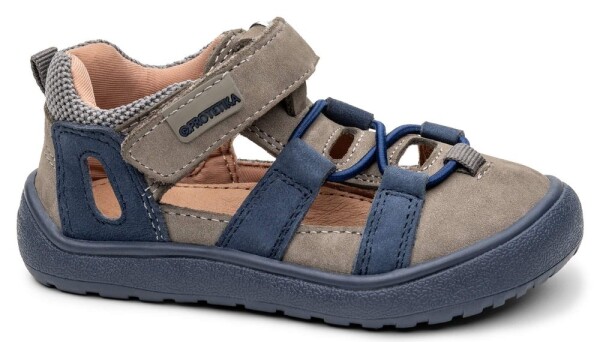 Chlapčenské barefoot sandále PROTETIKA KENDY KHAKI hnedé - 31