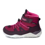Detské zimné barefootové topánky s membránou BUGGA CHRIS Burgundy B00190-16 - 31