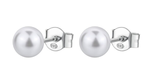 Brosway Strieborné náušnice s umelou perlou Infinite White Fancy FIW142
