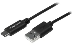 StarTech černá / Kabel USB-C na USB-A / 2 m / USB 2.0 / 480 Mbps (USB2AC2M)