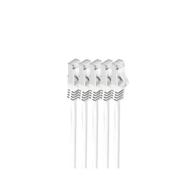 Shiverpeaks Cat7 S/FTP 2m biela / Patch kábel / RJ45-RJ45 / 600 MHz / LSZH (BS75512-W-SET5)