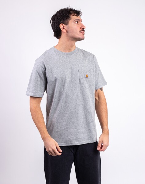 Carhartt WIP S/S Pocket T-Shirt Grey Heather L