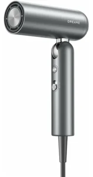 Dreame Hair Pocket Pre šedá / cestovný fén / 1300 W / studený vzduch / ionizácia / difuzér / 5 teploty / 2 rýchlosti (6977328069603)