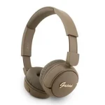 Guess Script Metal Logo Bezdrôtové Slúchadlá Brown (57983125115)