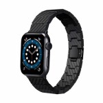 Pitaka Carbon fiber remienok pre Apple Watch 45 amp; 44 amp; 42 mm čierna (AWB1003)