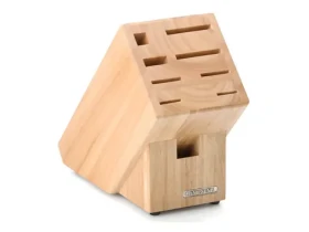 Continenta Blok na nože / 22 × 11,5 × 22 cm / gumovník / pre 9 nožov (C30514)