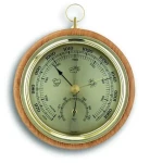 TFA 45.1000.05 - Barometer s teplomerom 108 mm na zavesenie - buk (TFA45.1000.05)
