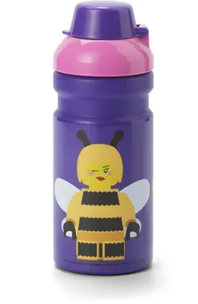 Room Copenhagen 40560802 Lego Bee fialová/ružová / Fľaša na pitie / 0,39 l / PP, silikón (40560802)