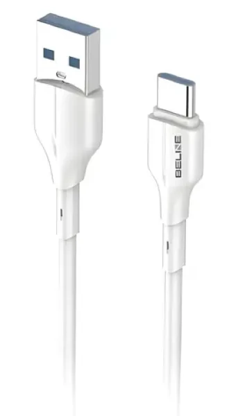 Beline Kábel USB-A - USB-C biela / Kábel / 25 W / 1 m (BLNCWC01)