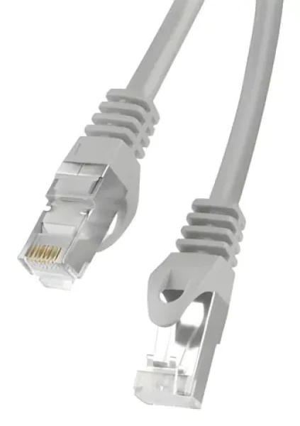 Lanberg CAT6 FTP 5 m šedá / Patch kábel / RJ45-RJ45 / Fluke Passed (PCF6-10CC-0500-S)