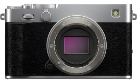 Fujifilm X- E5 strieborná / Digitálny fotoaparát / telo bez objektívu / X-Trans CMOS 5 HR / dotykový LCD 3" / Wi-Fi (16949521)