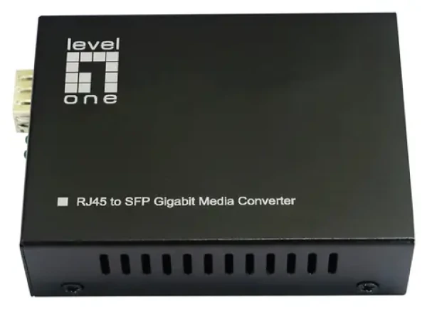 LevelOne GVT-2016 / Media konvertor / RJ45-SFP / Gigabit Ethernet / PoE PSE 90W / IEEE 802.3bt (GVT-2016)